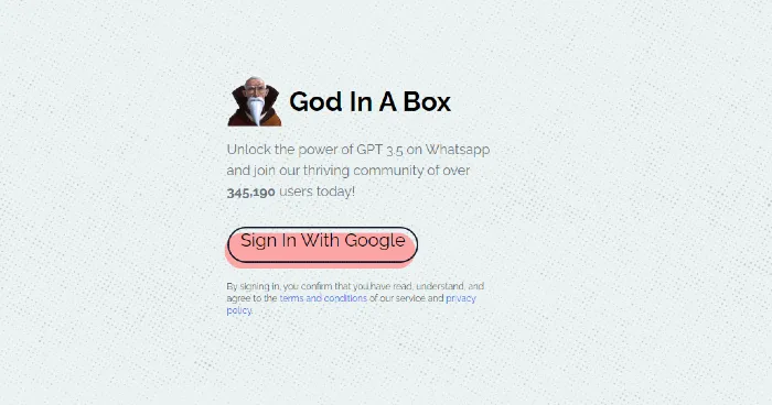 How to chat with ChatGPT on Whatsapp - Creating a God in a Box account